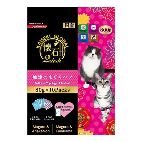 닛신 카이세키 글로벌 투디쉬 마구로(참치) 800g 고양이사료 (핑크)