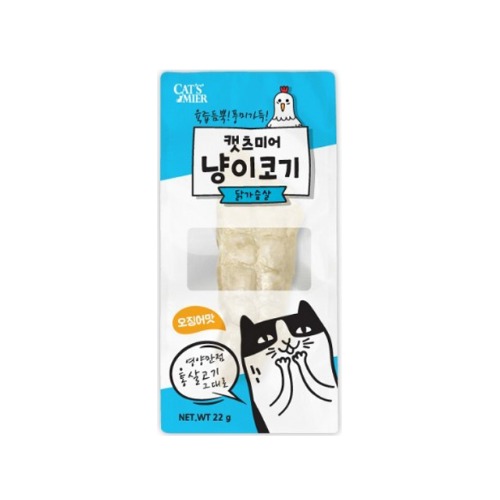 캣츠미어 냥이코기 오징어맛 1ea/1BOX(24ea) 고양이간식